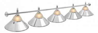 Бильярдный светильник "Jazz Silver 5"